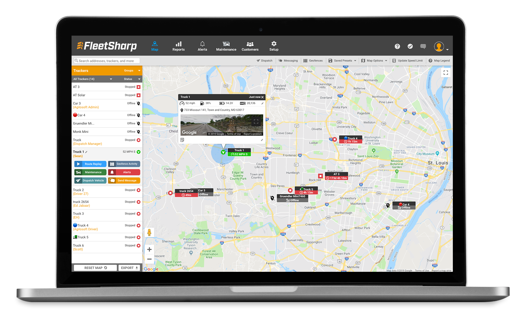 FleetSharp  GPS Fleet Tracking Solution